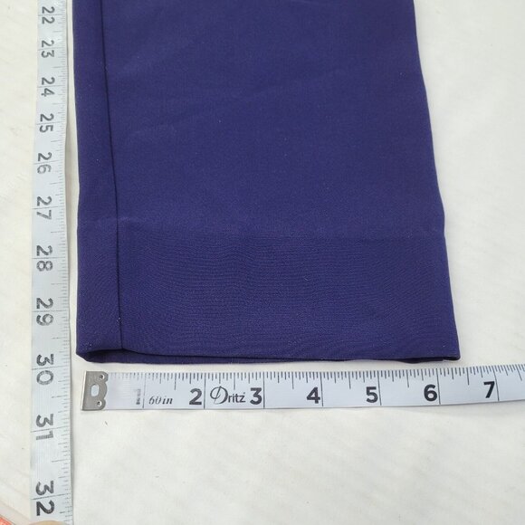 Diane Von Furstenberg Emerson Jumpsuit Womens 6 Blue Short Sleeve Pantsuit - Picture 16 of 16